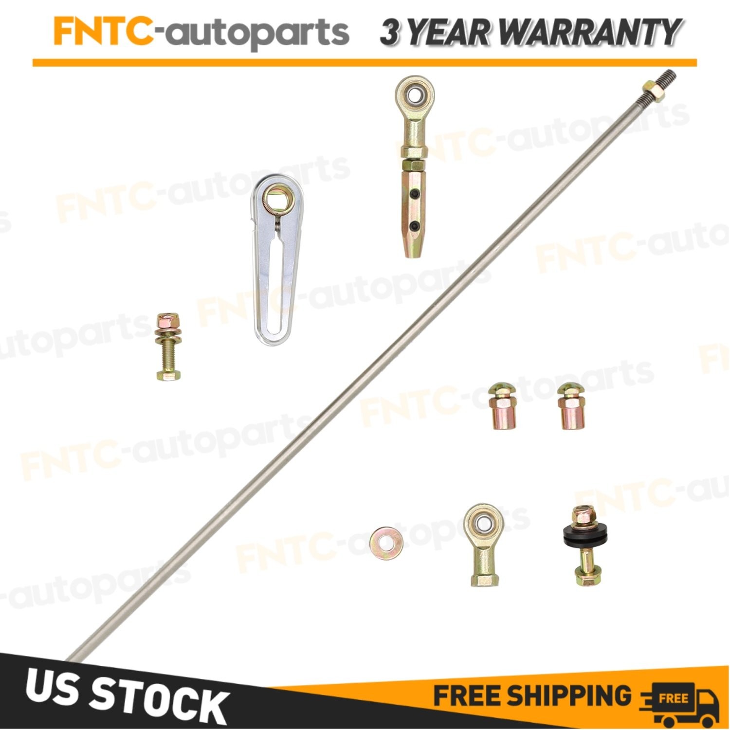 For GM 4L60 4L60E 4L80E TH350 21" Adjustable Column Shift Linkage Kit ACA-1800