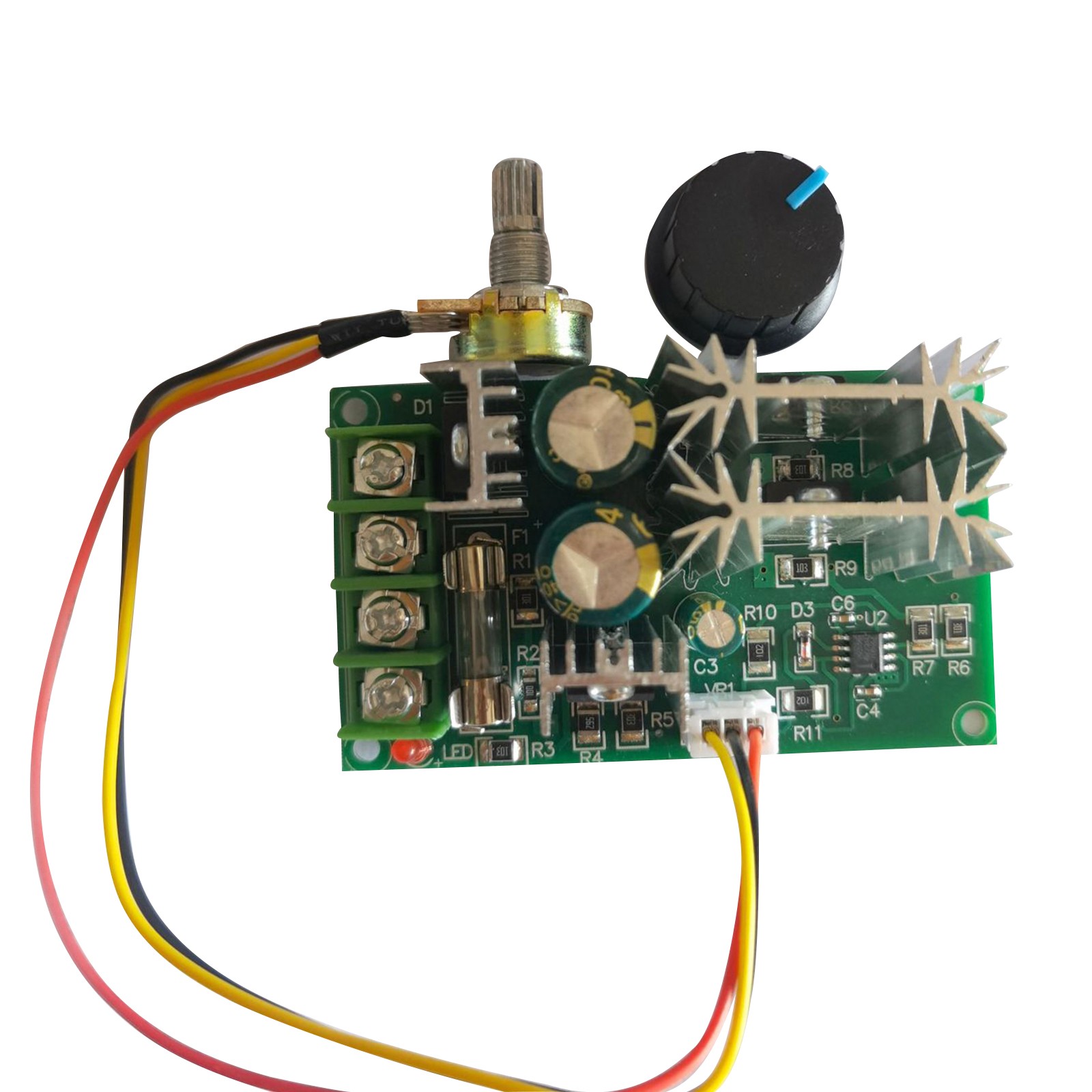 10-60V PWM DC Motor Speed Controller Switch DC 20A Current Voltage Regulator