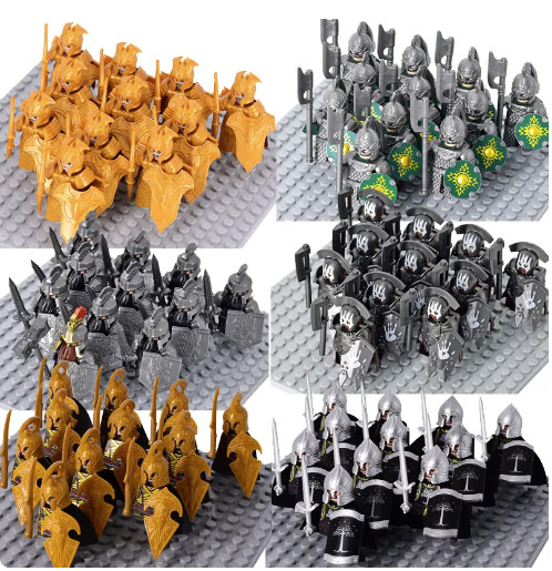 ⭐⭐⭐LOTR figures(Dwarfs, Elves, Humans and Uruk-hai)- 11Pcs⭐⭐⭐