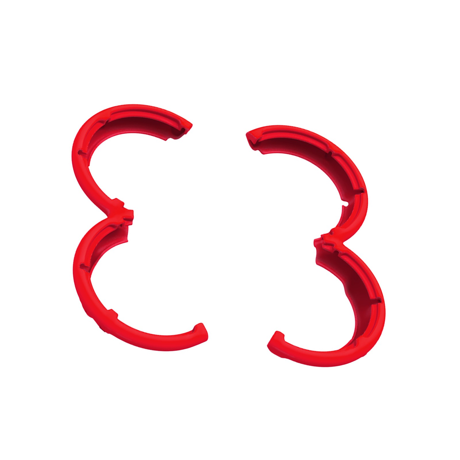 2Pcs Red Lightweight Propeller Guard Anti-Collision Protector For DJI NEO Drone,