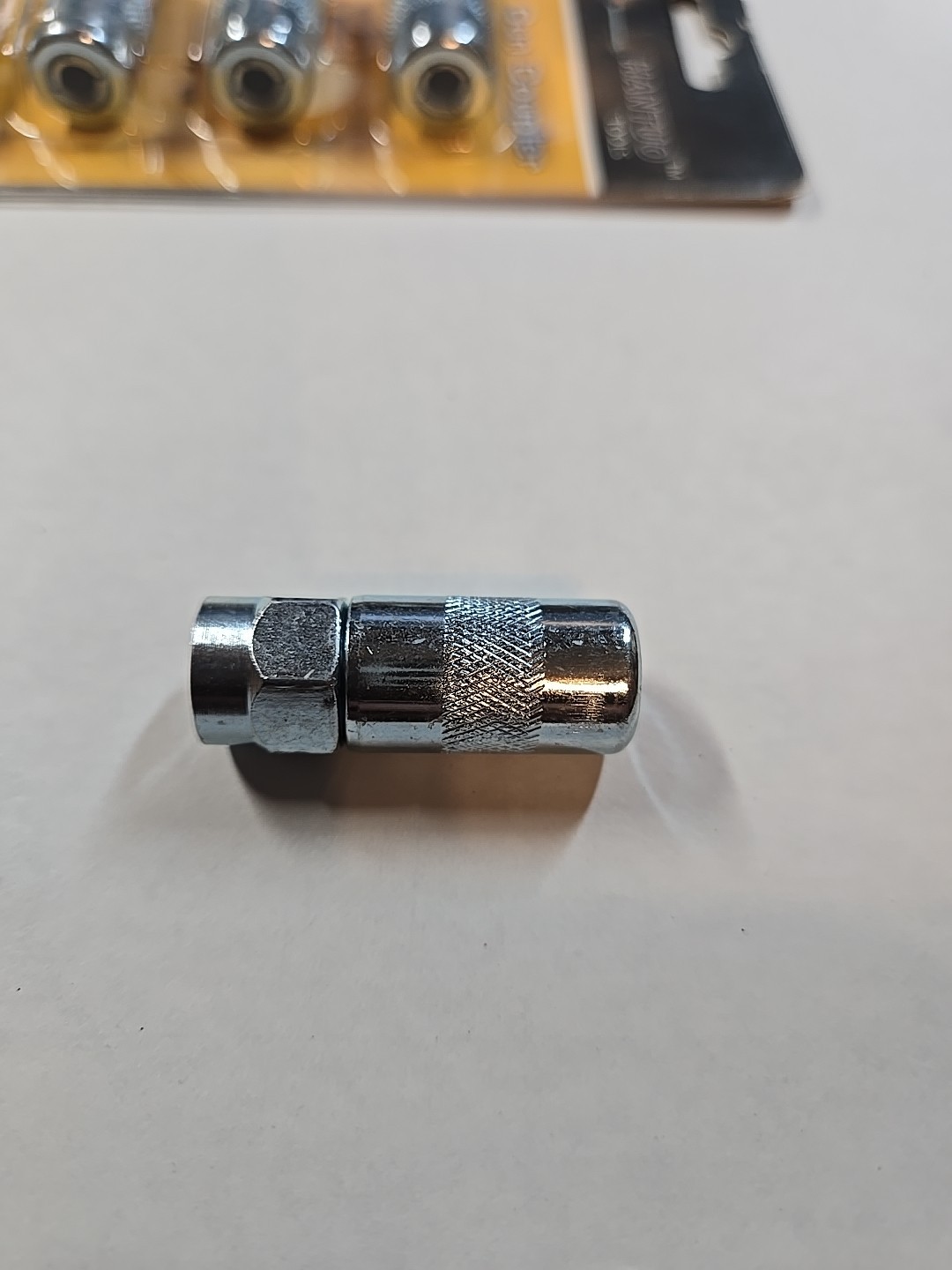 Grease gun coupler- 6 Pack, hand operated grease gun zirk fitting