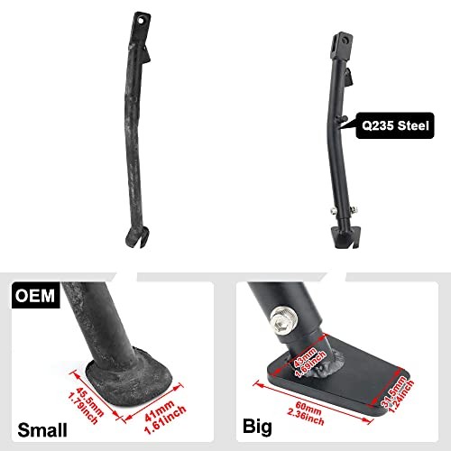 0-3'' Motorcycle Adjustable Kickstand - Fits DRZ400S 2024 2023 2022