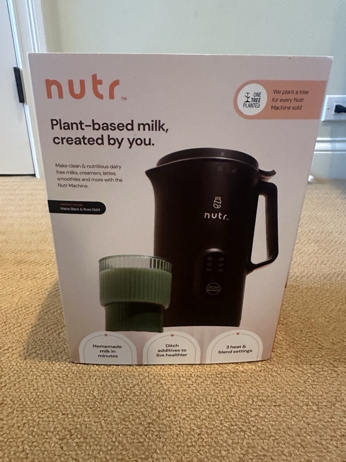 Nutr Nut Milk Maker Plant Based Milk Maker Machine. Never Opened