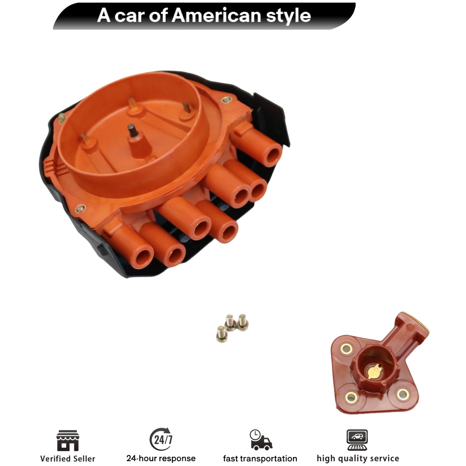 New Distributor Cap & Rotor Fit For BMW E23 E24 E28 E30 E31 E32 12111725070