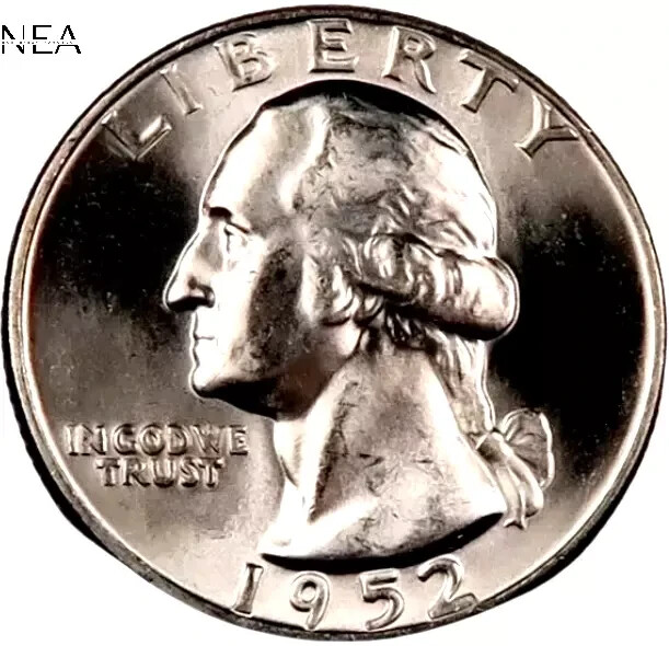 1952 Washington Quarter ~ Gem BU ~ 90% Silver
