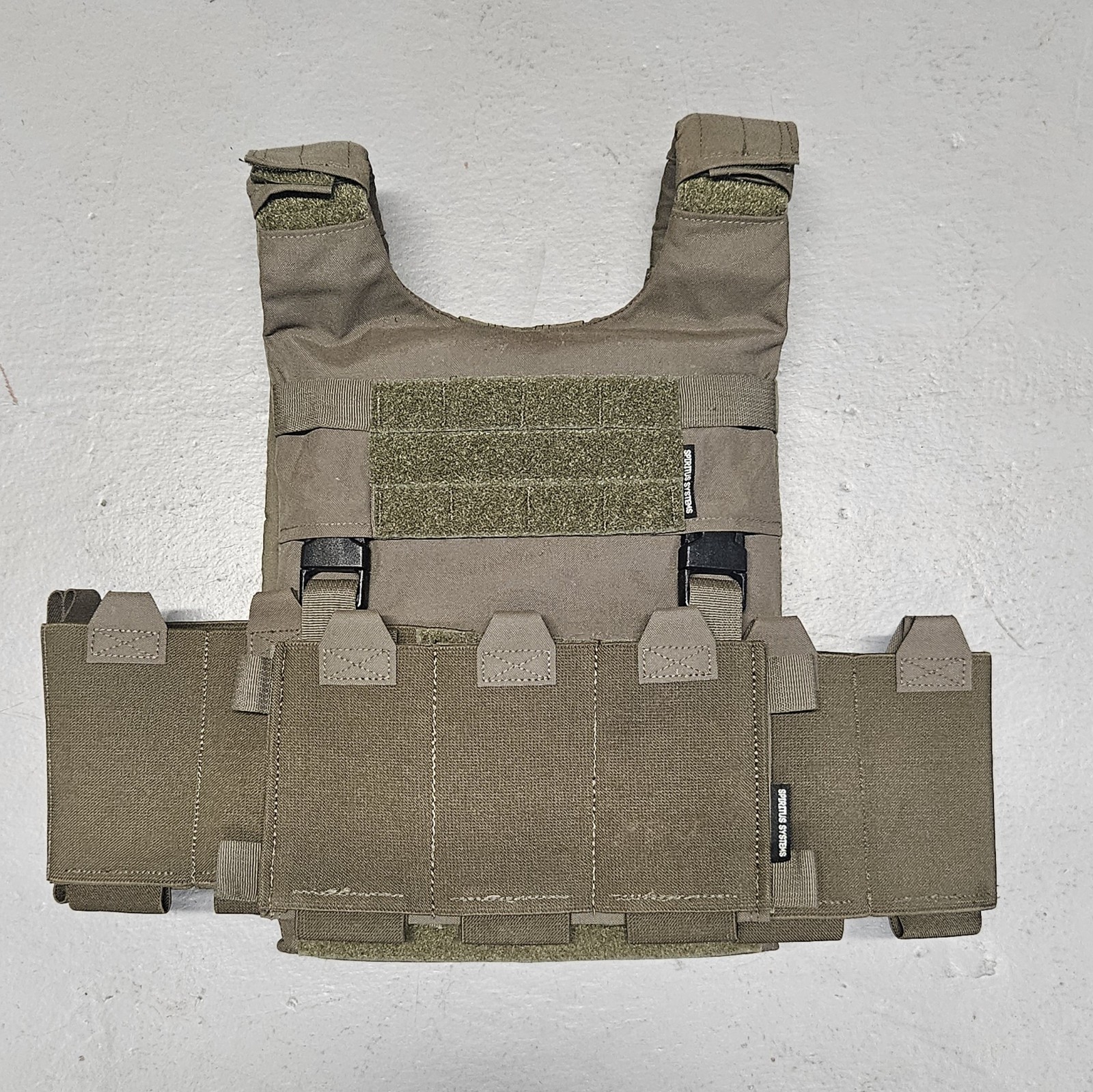 Spiritus Systems LV119 Covert Front and Rear Bag Set Medium, Ranger Green - Used