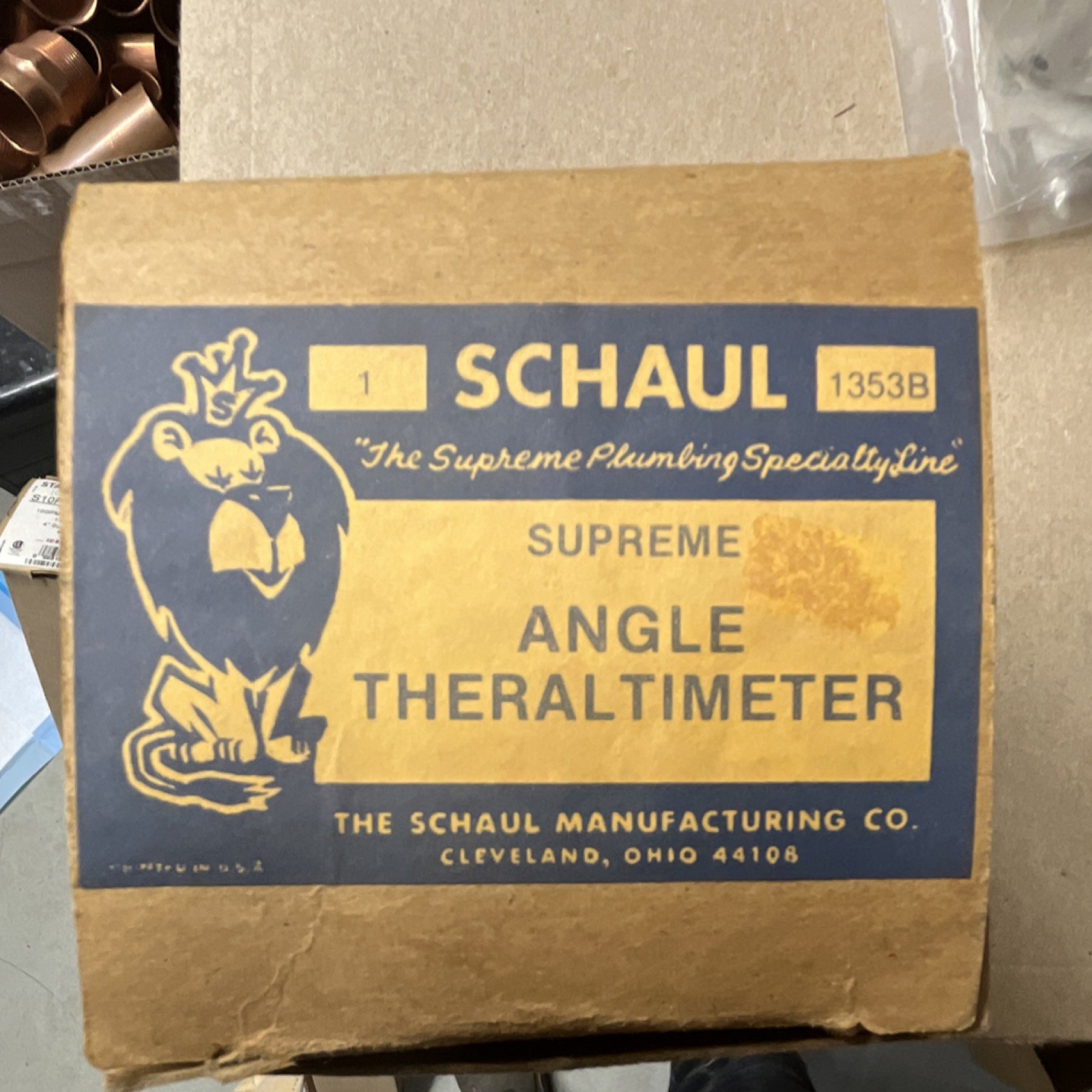 Schaul Supreme Combination Pressure Temperature Gauge Analog Display 1353B