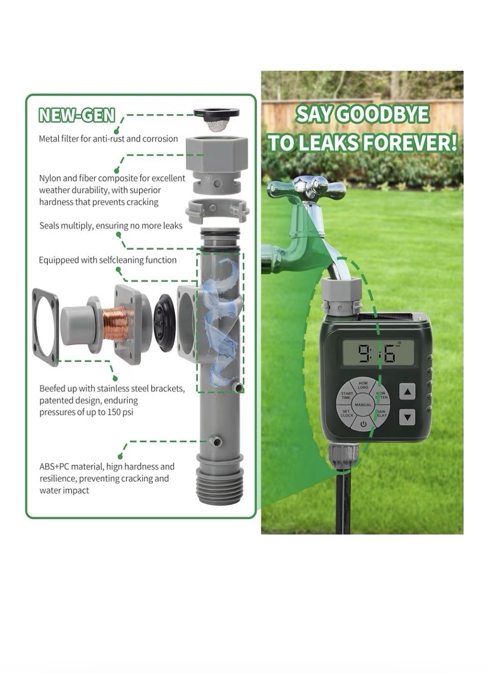 Unbranded HTM-01 Digital Watering Hose Timer New In Box.