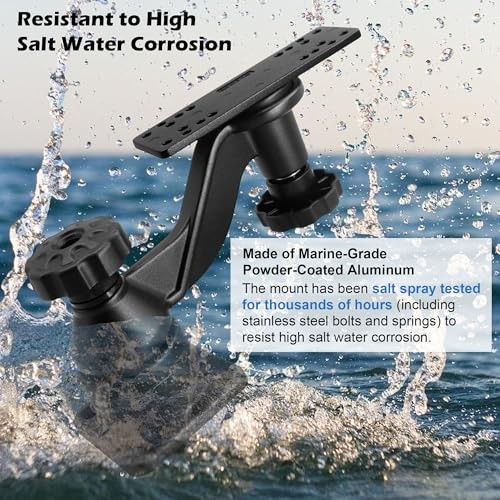 Aluminium Fish Finder Chartplotter Mount Horizontal Swing