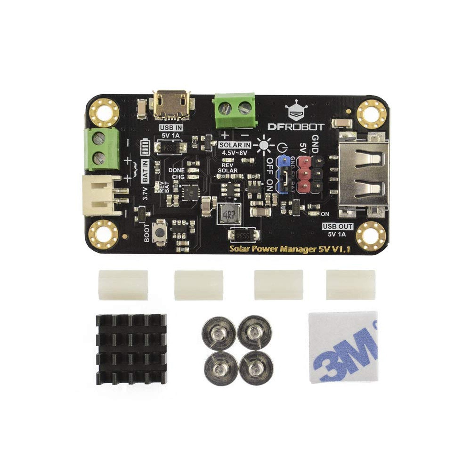 900mA MPPT Solar Panel Controller - Solar Power Manager Module for 5V Solar P...