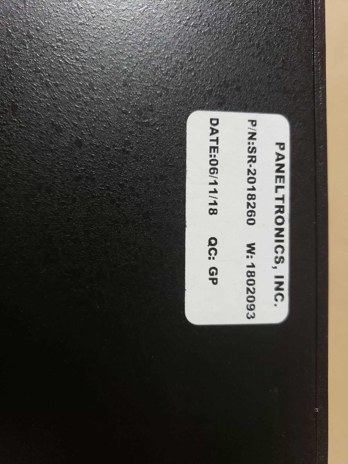 PANELTRONICS 240VAC - 60HZ SHORE POWER BREAKER/ELECTRICAL PANEL