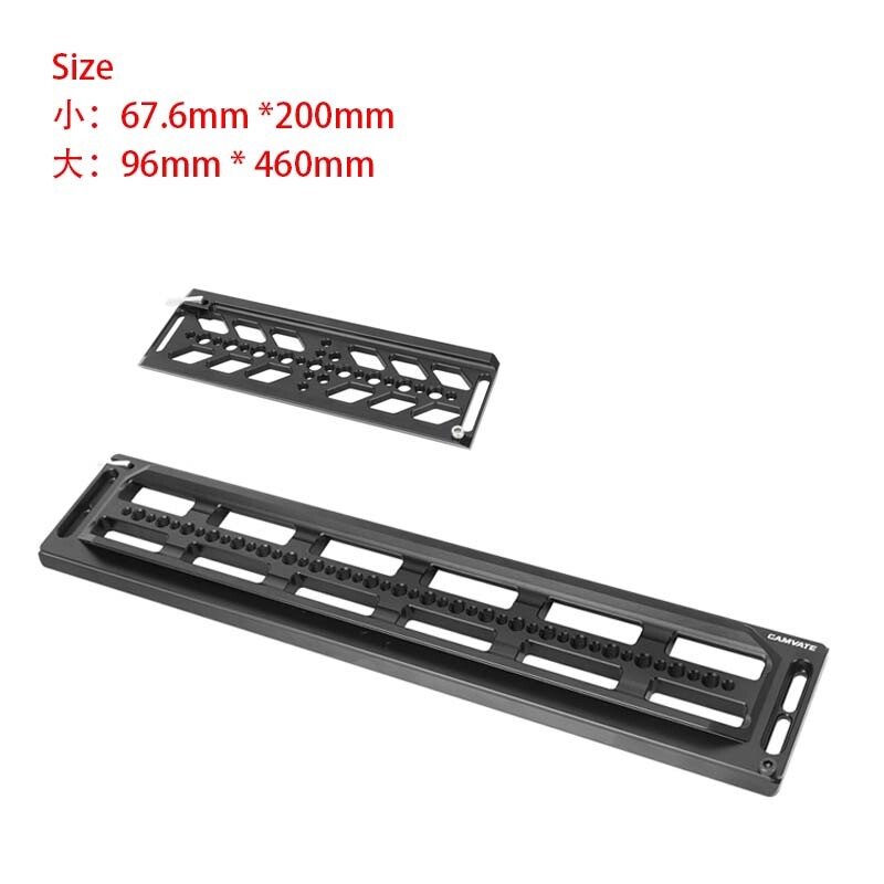 8" 18" ARRI-Standard Bottom Dovetail Plate for QR Clamp Bseplate/ Tripod Mount