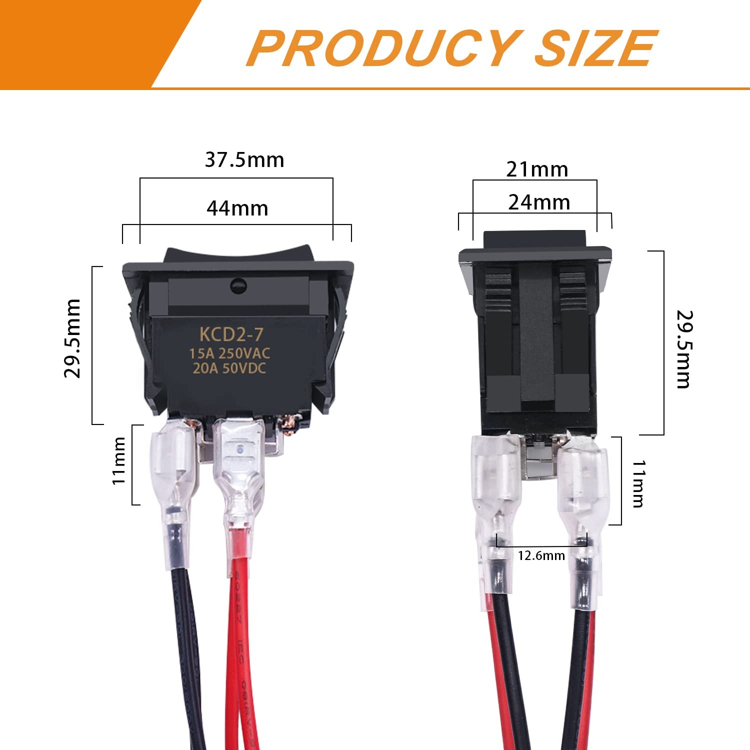 4 Pin DPDT Momentary RV Jack Switch DC12V Reverse Polarity Rocker Switch 20A ...