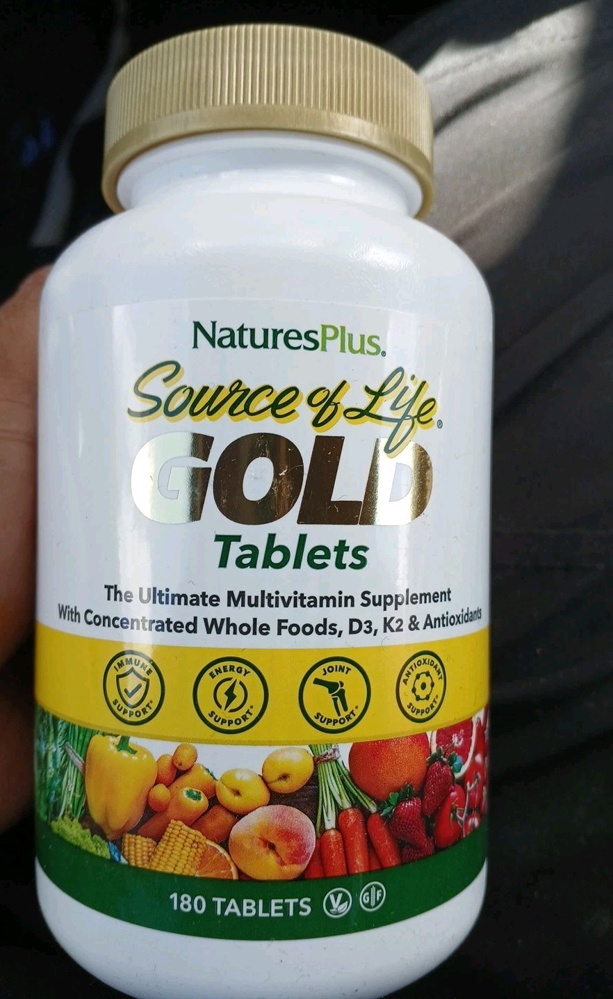 Natures Plus Source of Life Gold – 180 Tablet Exp Date 2028