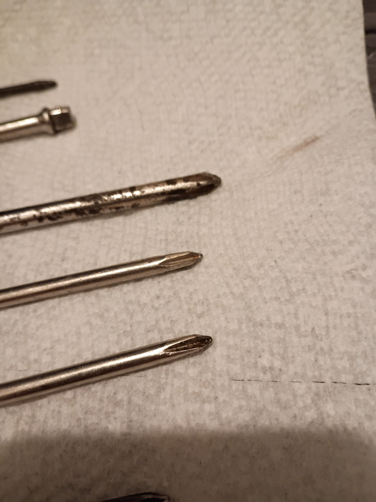 Seven Screw Drivers One Snap-on Five Philips One Standard Lot.