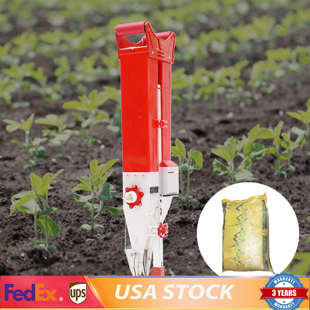 Manual Vegetable Seeder Fertilizer Tool Garden Planter Corn Peanut Corn Planter