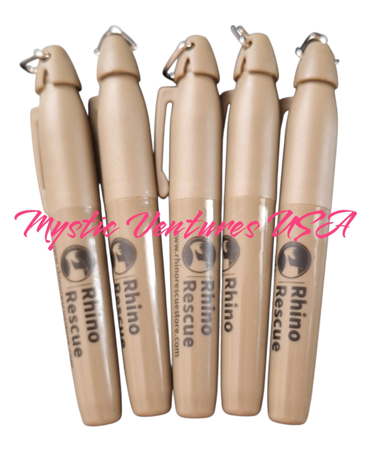 Lot x5 Rhino Rescue Tactical Pens Markers Camping Hiking Tactical Gear BOB SHTF