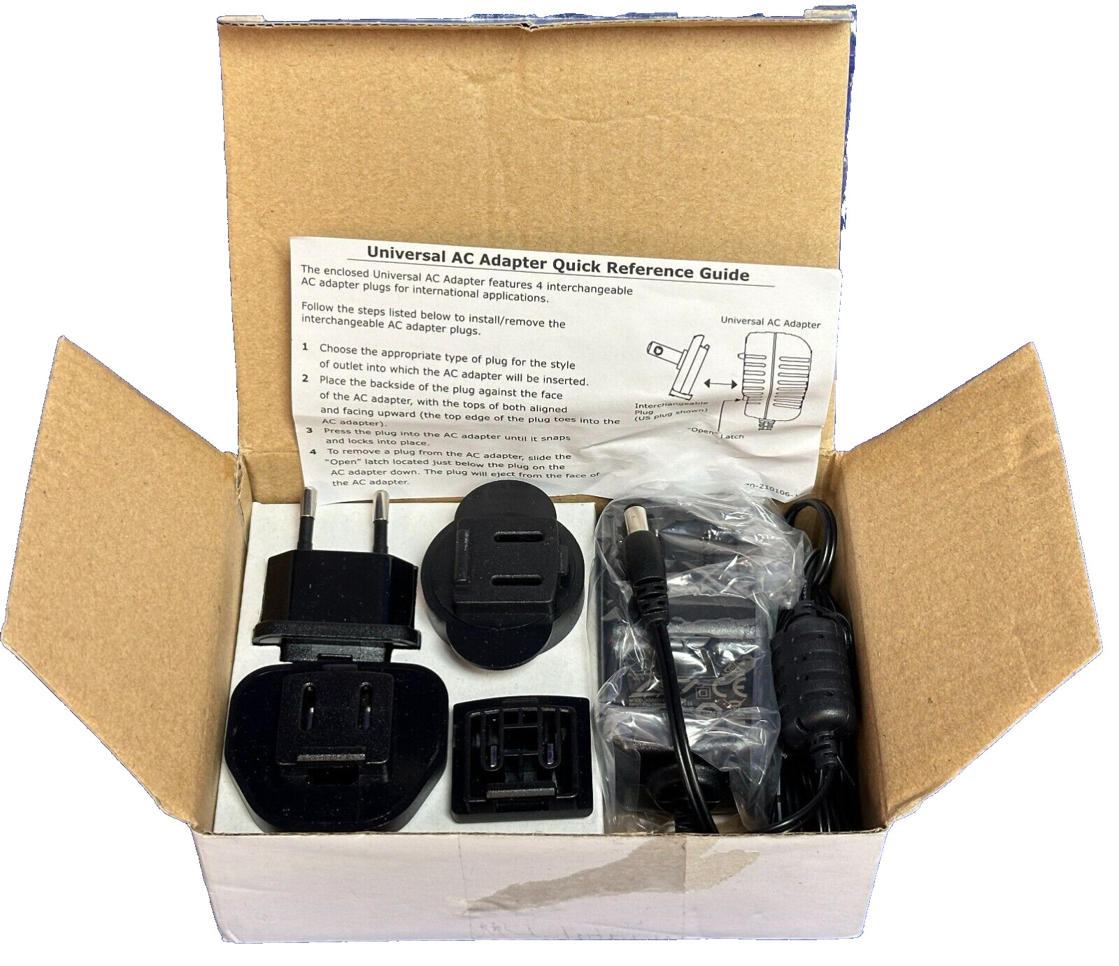 RTI UNIVERSAL AC ADAPTER KSAS, KSAS0121200100D5, OPEN BOX