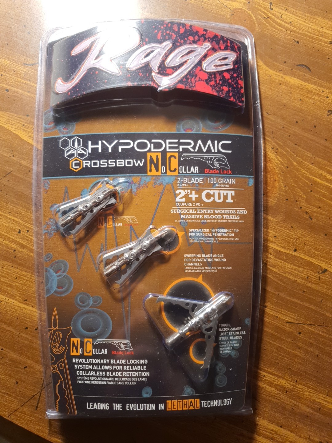 Rage Hypodermic NC Broadhead Crossbow