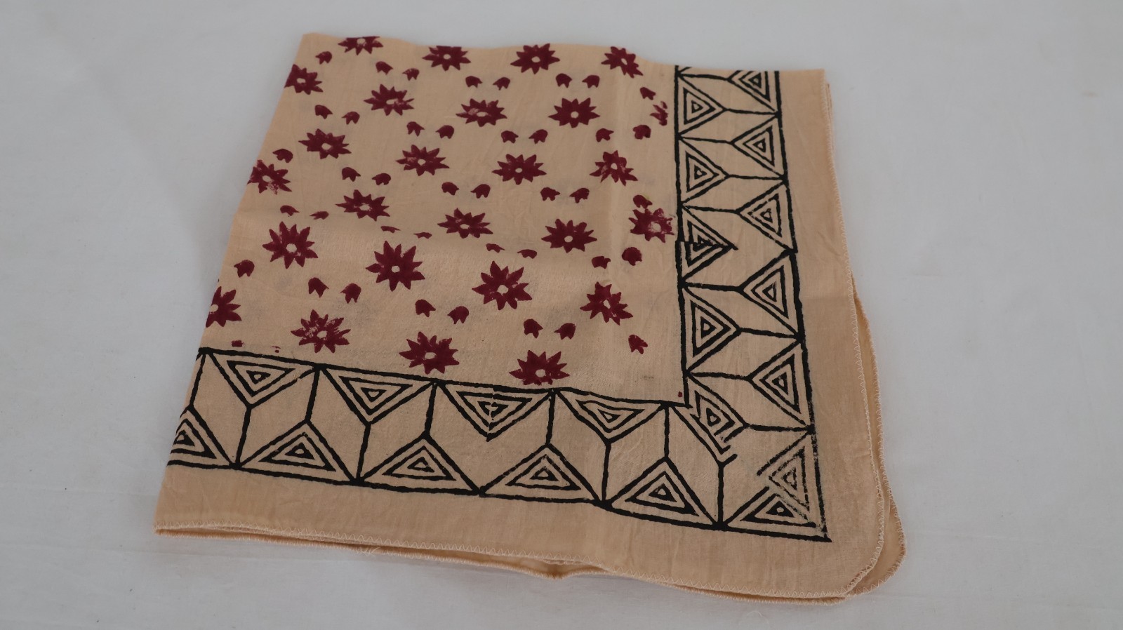 100% Cotton Bandanas, Bohemian Style Cotton Neck Scarf, Boho Soft Cotton Bandana