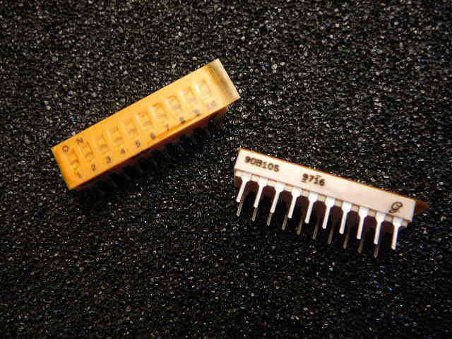 GRAYHILL 90B10S SWITCH SLIDE DIP SPST 25MA 24V **NEW** Qty.2