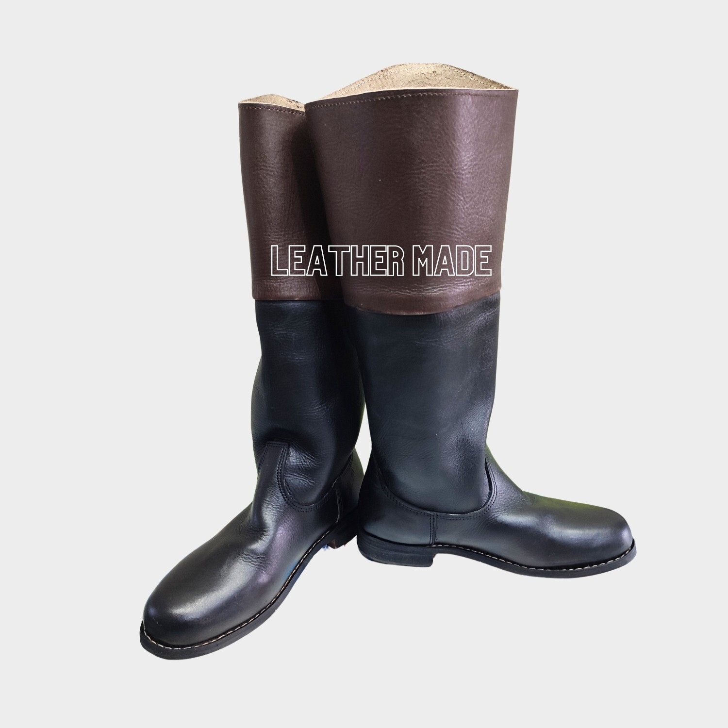 REVOLUTIONARY WAR LEATHER BOOTS Size US 5-15