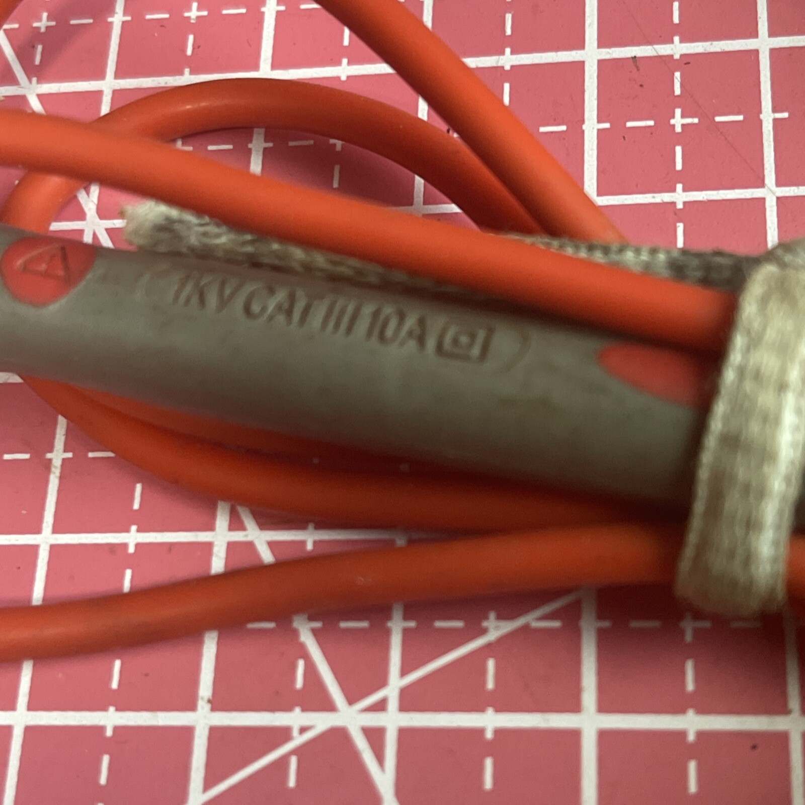 Multimeter Meter Test Prob Leads 1kv 10A Cat III Tested / Working Set