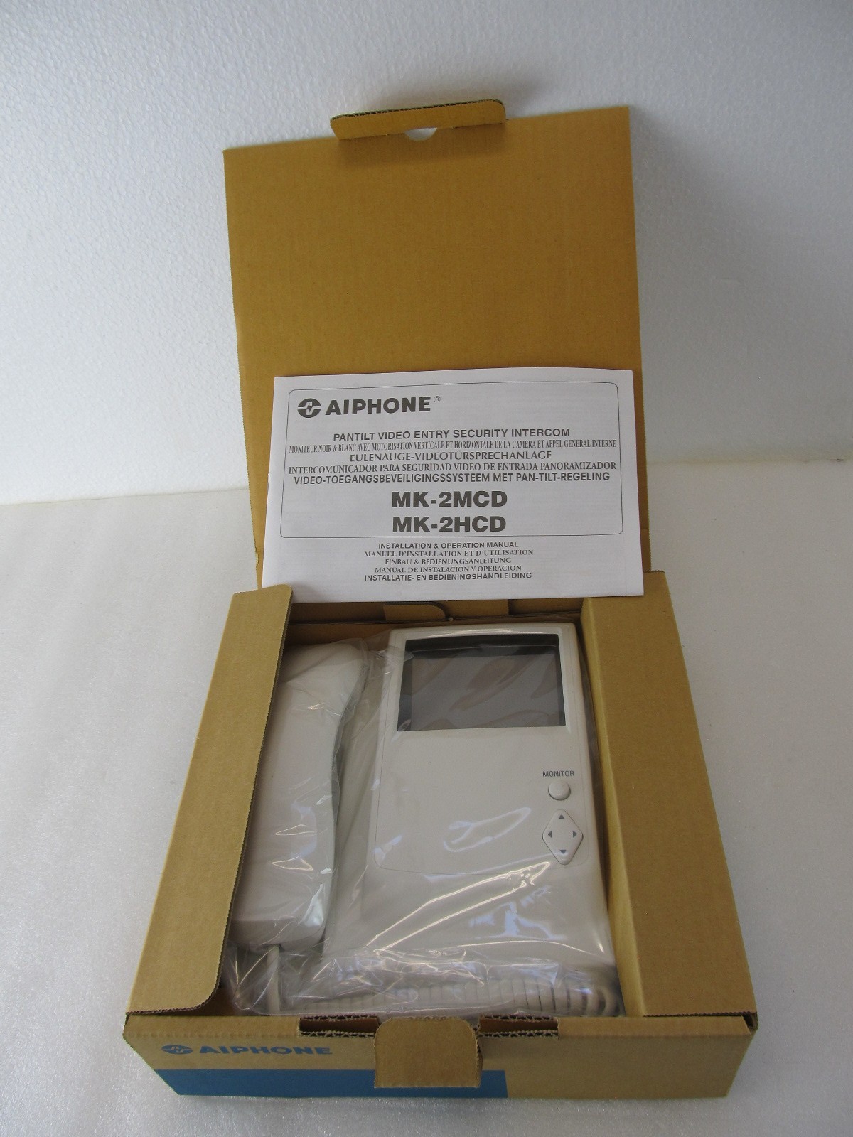 AiPhone MK-2HCD SUB PanTilt Video Entry Security Intercom System Monitor NEW