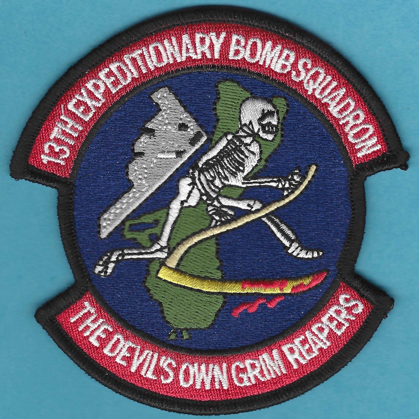 U.S. AIR FORCE 13TH EXPEDITIONARY BOMBER SQUADRON GRIM REAPERS PATCH