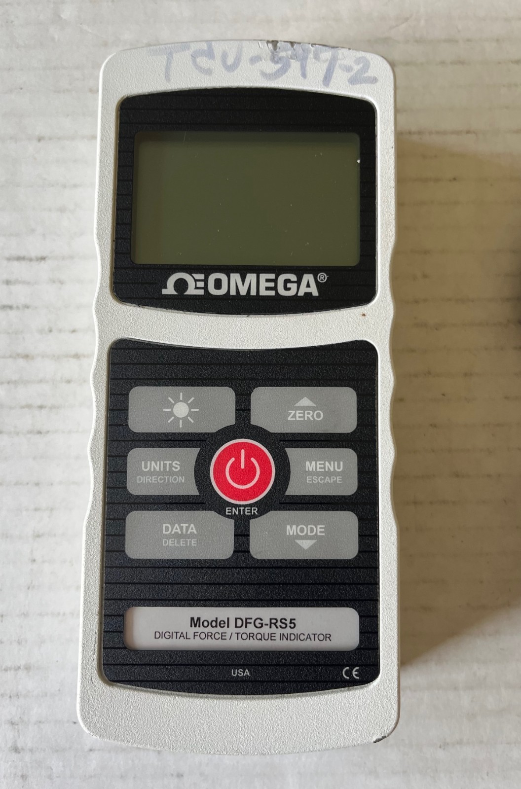 Omega / Mark-10 Digital Force / Torque Indicator w/Case (Model DFG-RS5)