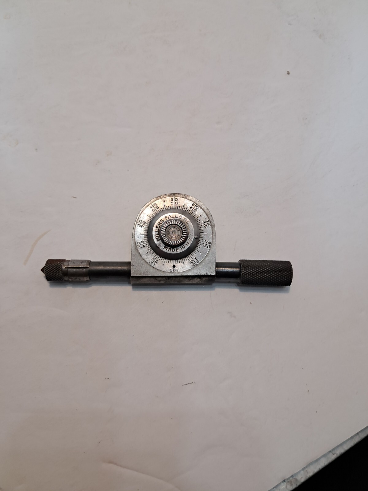 MILLERS FALLS Co. Vintage Dial Gauge Micrometer Made In USA (s)