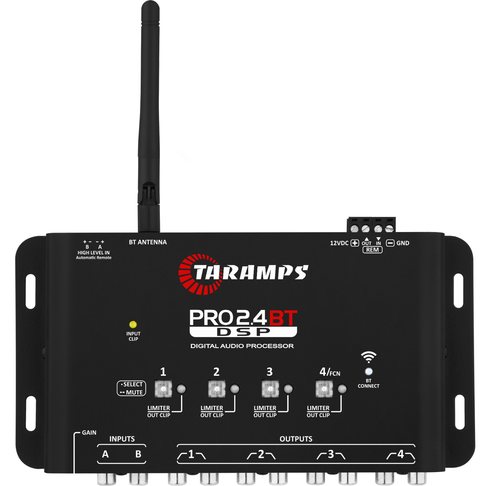 Taramps PRO 2.4BT DSP Audio Processor Parametric EQ Bluetooth Control upto 4 DSP