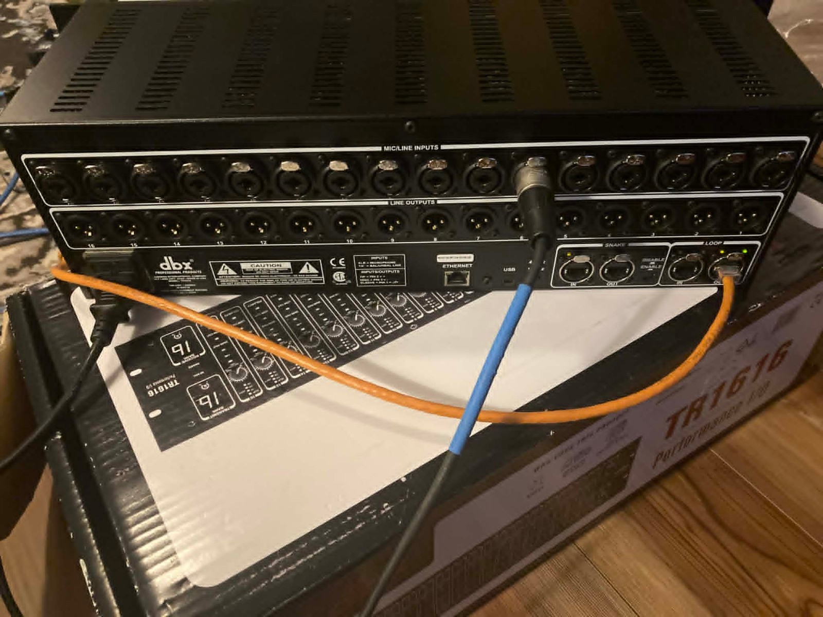dbx TR1616 and 5 x dbx PCM16