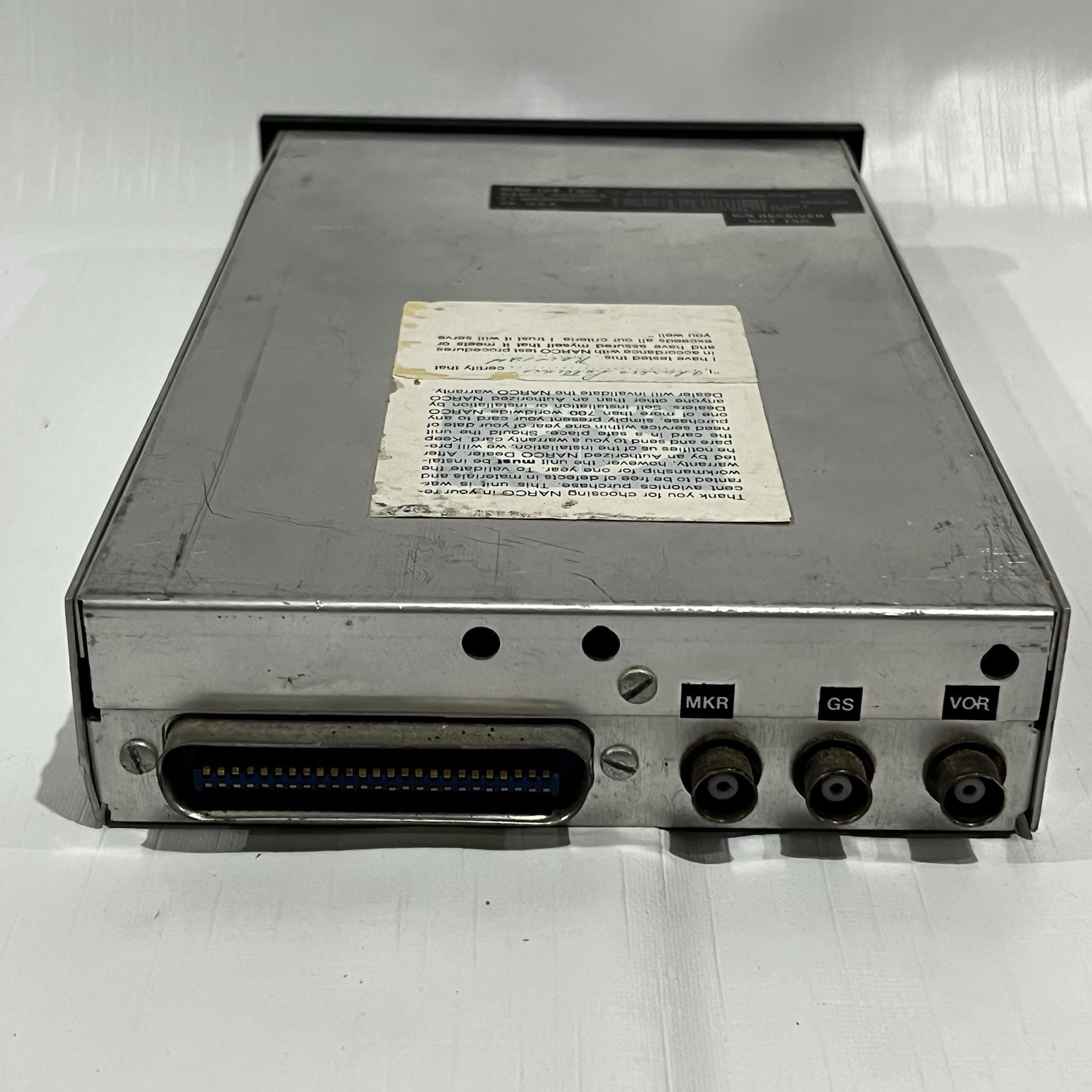NARCO AVIONICS NAV 124 TSO NAVIGATION RECEIVER