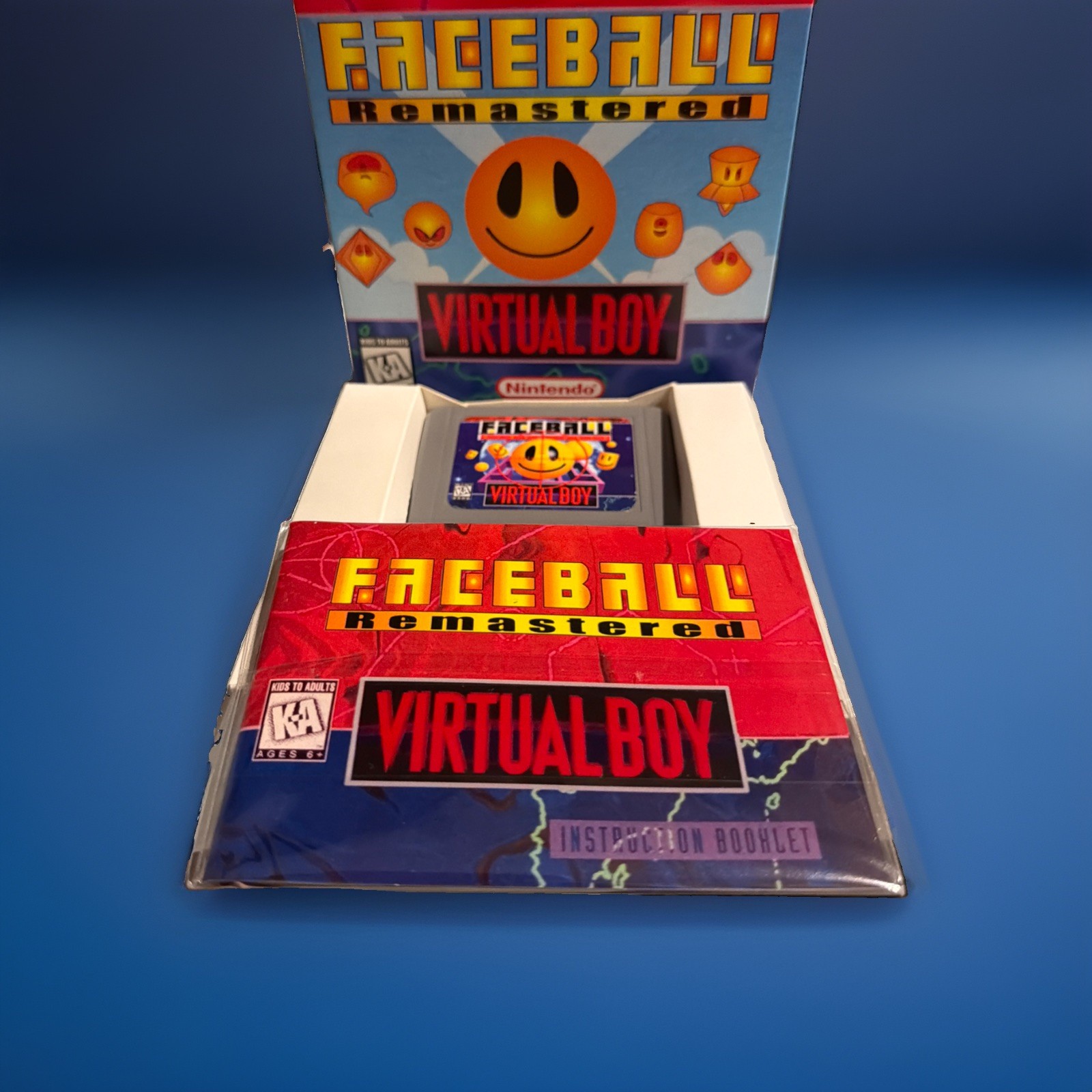 Virtual Boy Faceball Remastered Hombrew Prototype