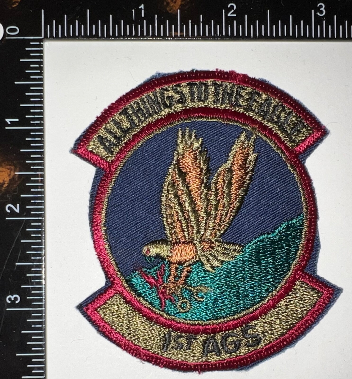 Cold War USAF US Air Force 1st AGS Aircraft Generation Squadron Patch