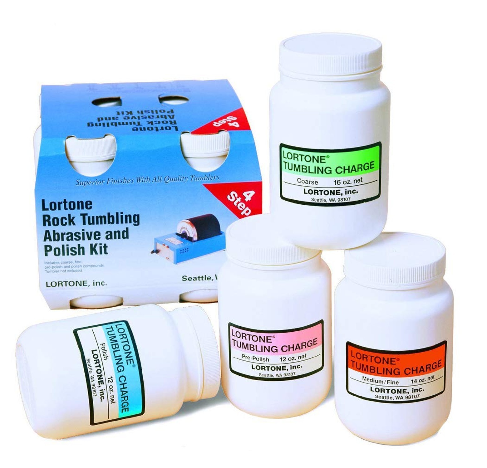 Lortone Abrasive Tumbling Kit
