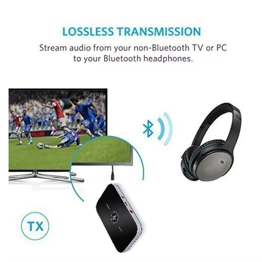 1/2pcs Bluetooth Transmitter&Receiver Wireless Adapter For Home stereos/speakers