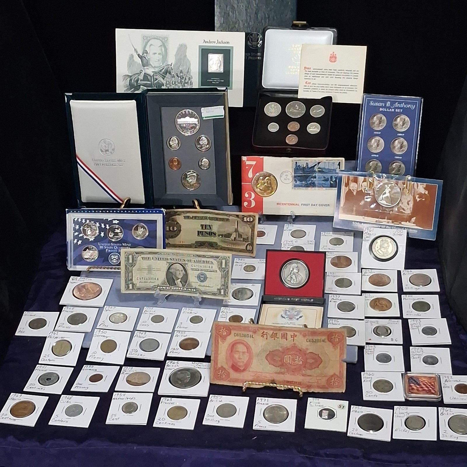 Estate Sale Junk Drawer Coin Lot Coin Collection U Get All In PICTURES 7/7/26