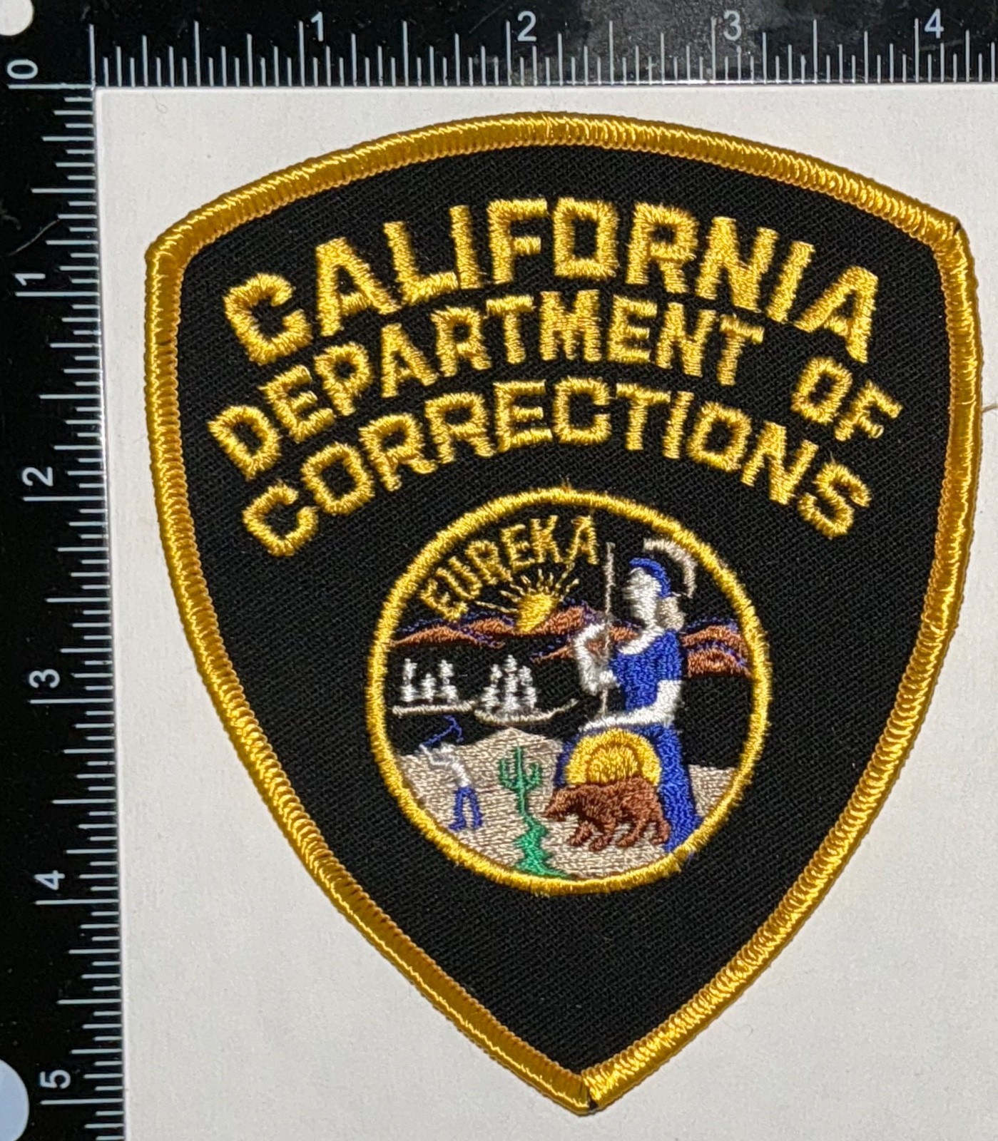 California CA Department of Corrections Patch