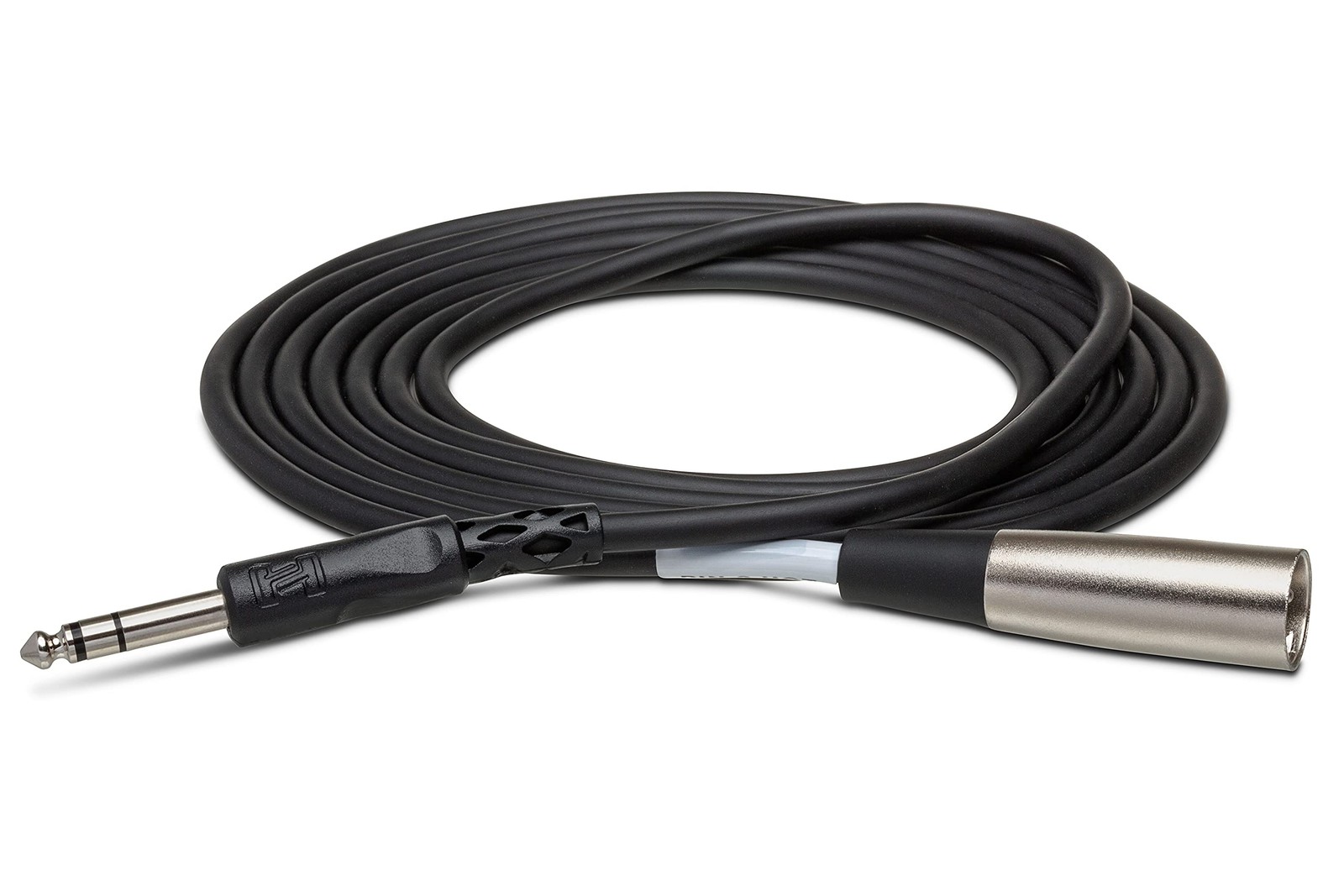 Hosa STX-120M Balanced Interconnect - 1/4-inch TRS Male to XLR 20 Feet, Clear