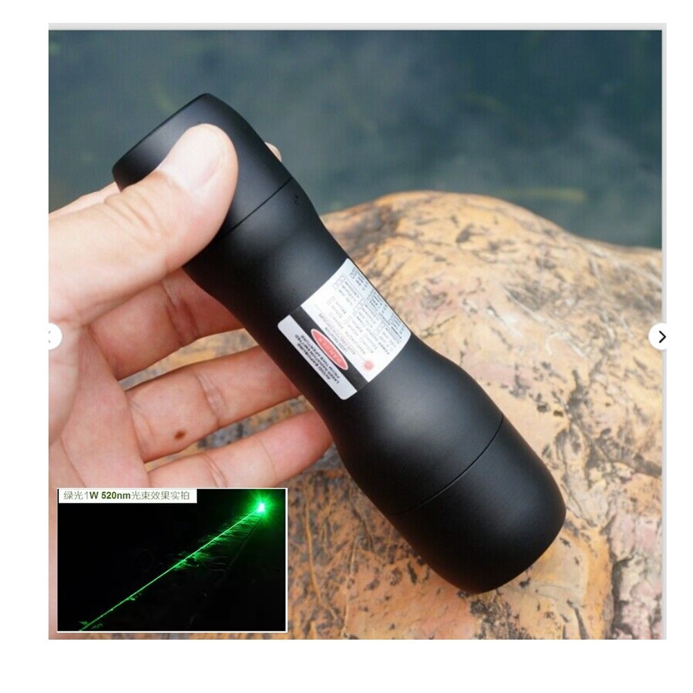 Waterproof 520nm Green Light Focusable Laser Module 520T-1000