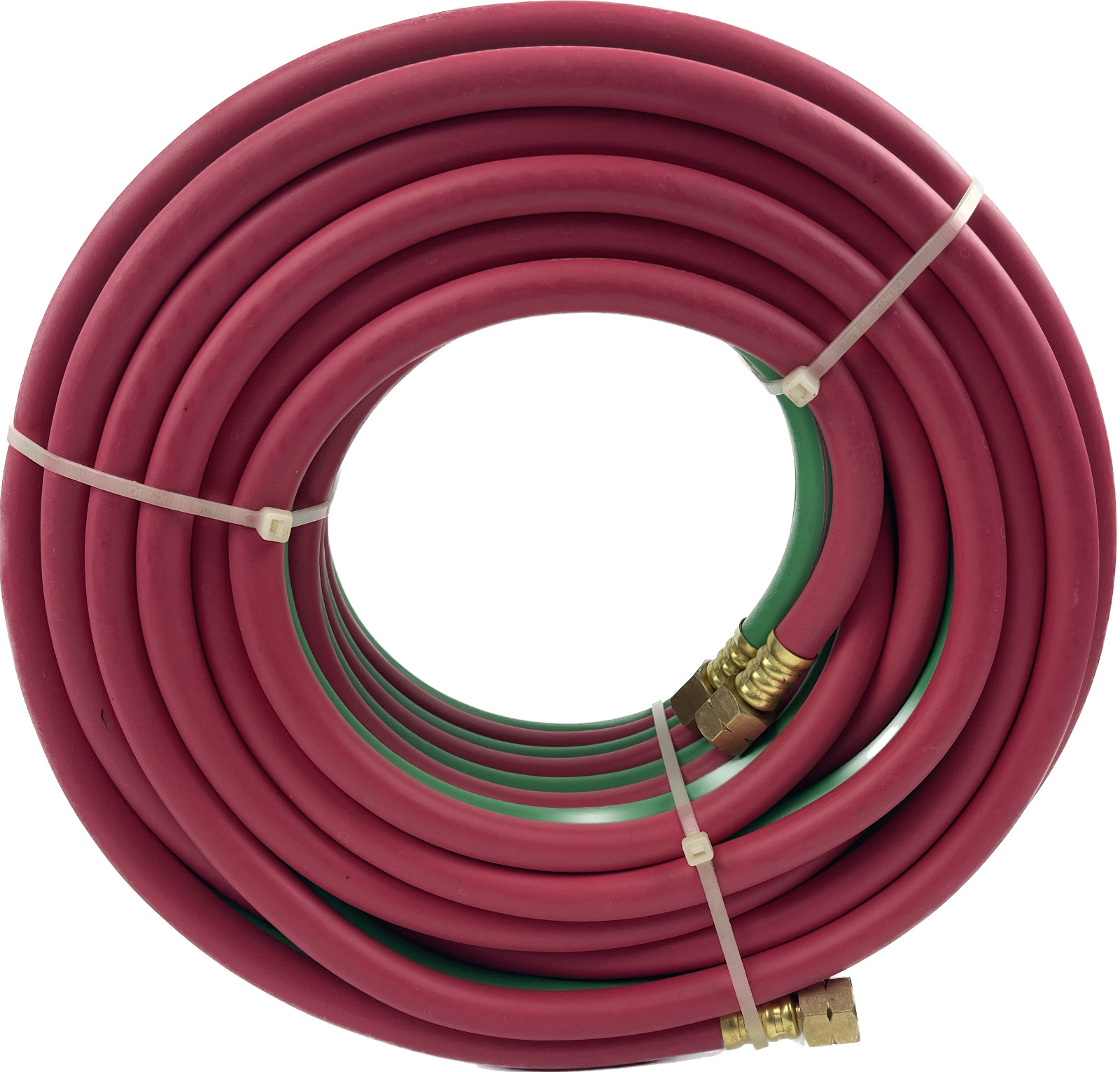 50FT X 1/4" ID Oxygen & Acetylene Twin Welding Hose 200PSI Home/Business Welder