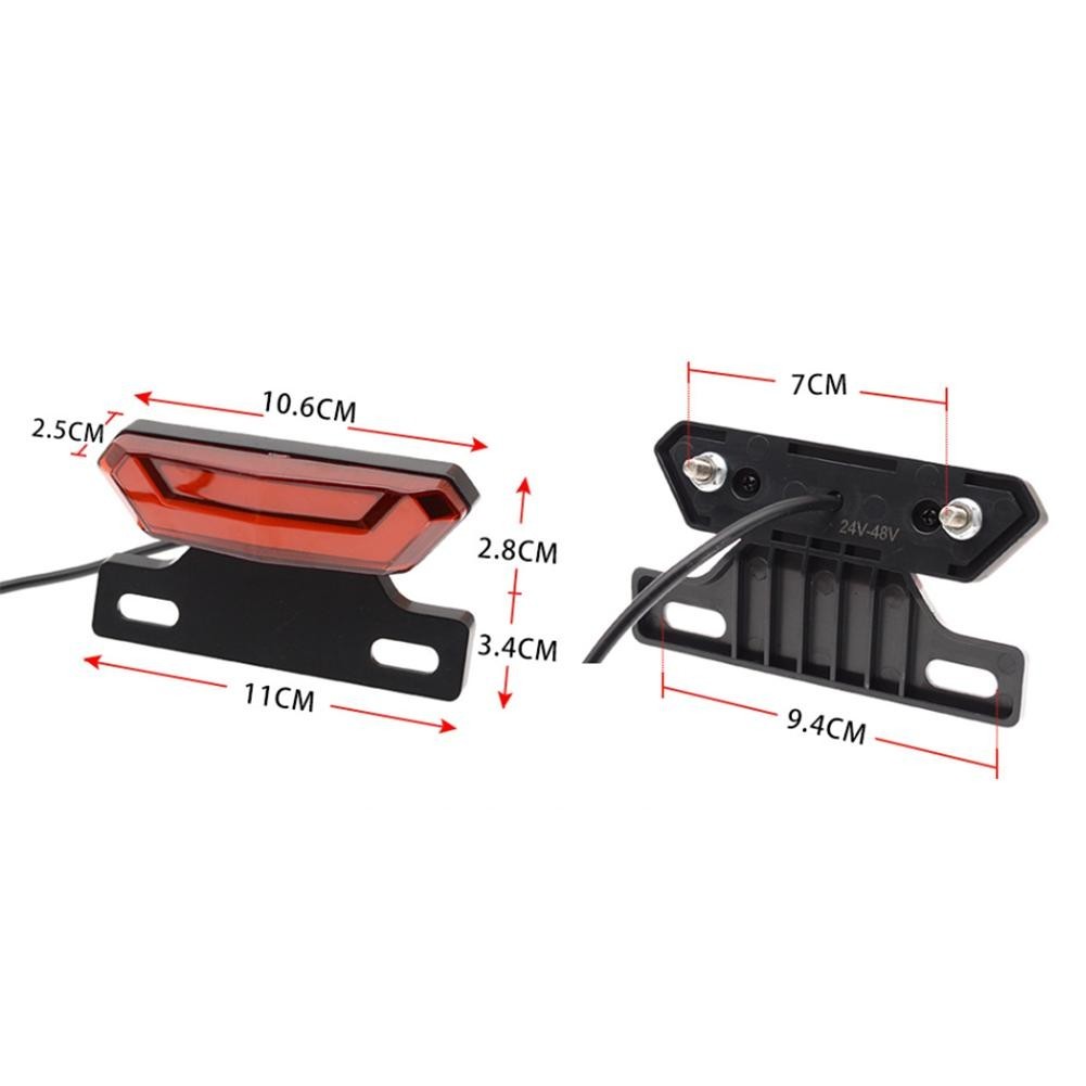 Safety Light for ebike Tail Light Waterproof Taillight Night Taillight Mode