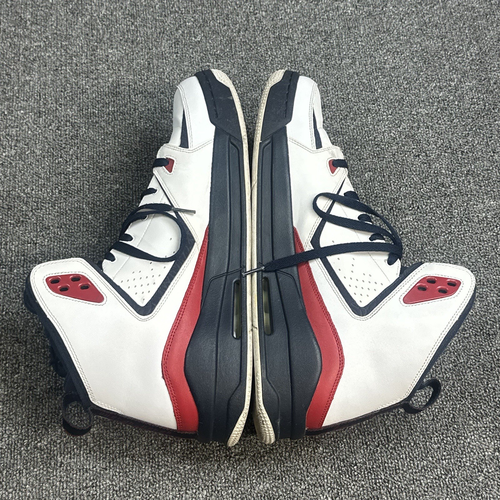 NIKE AIR JORDAN SC-2 WHITE-OBSIDIAN BLUE-GYM RED "USA" SZ 15 [454050-107]
