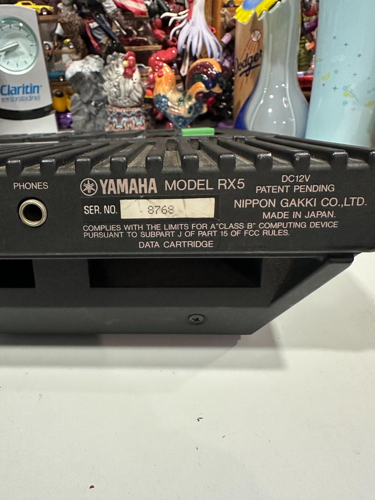 YAMAHA RX5 Digital Rhythm Programmer Drum Machine MIDI Sequencer Black RX 5 JP
