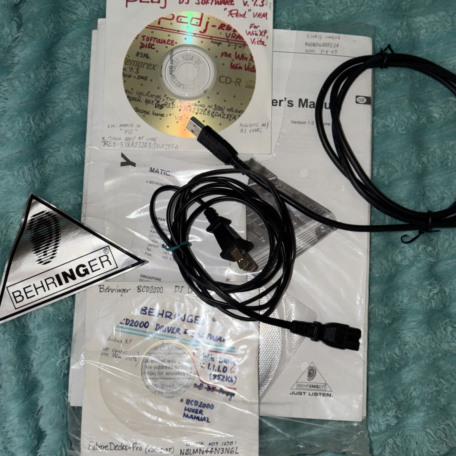 Behringer BCD 2000 B-Control DeeJay Ultimate DJ Machine