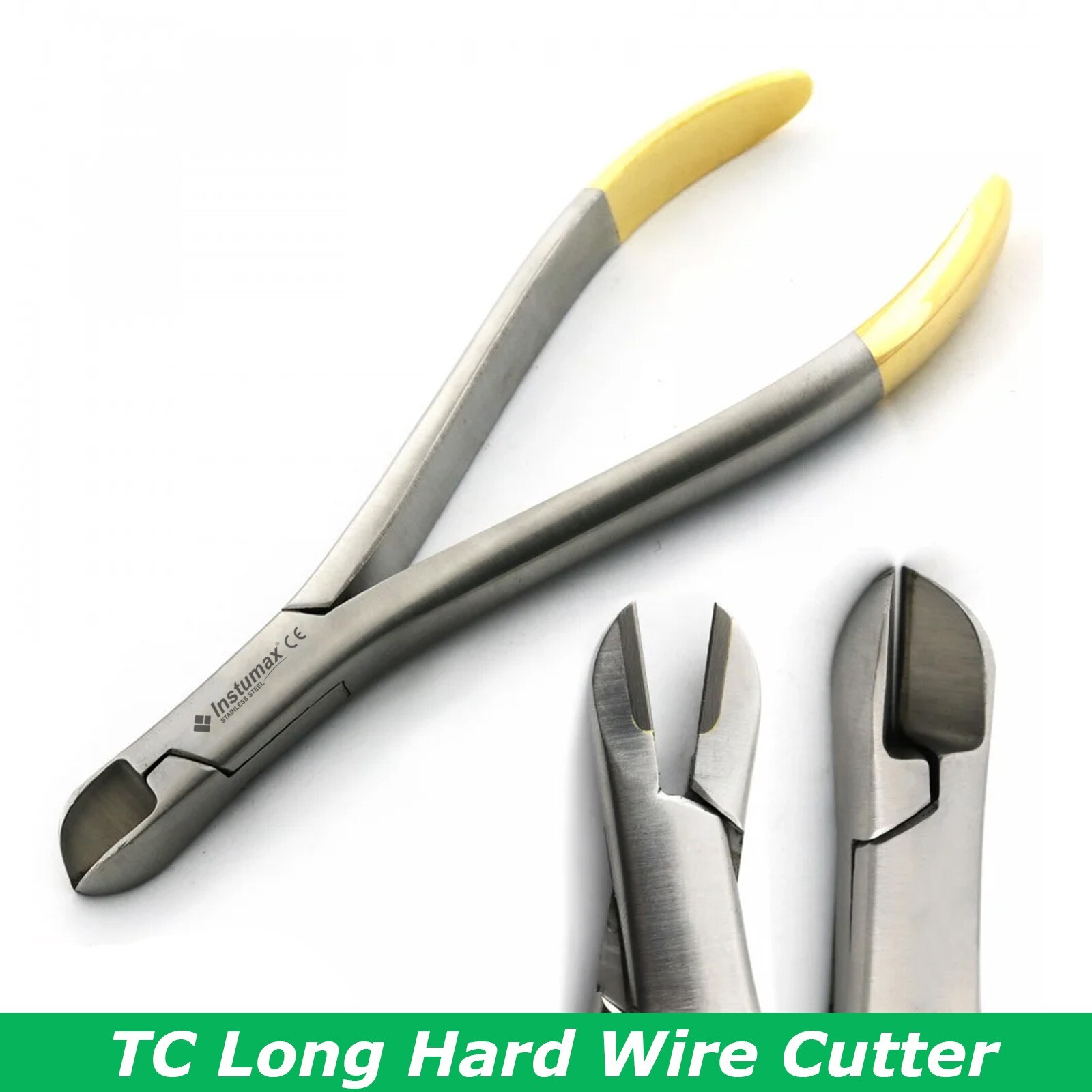 Long Handle Hard Wire Cutter TC 15.5cm Braces Cut Dental Orthodontic Heavy Duty