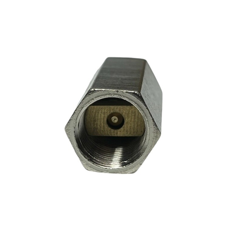 1/4” Female Air Check Valve Threaded No Return One Way Pneumatic Silver Copper