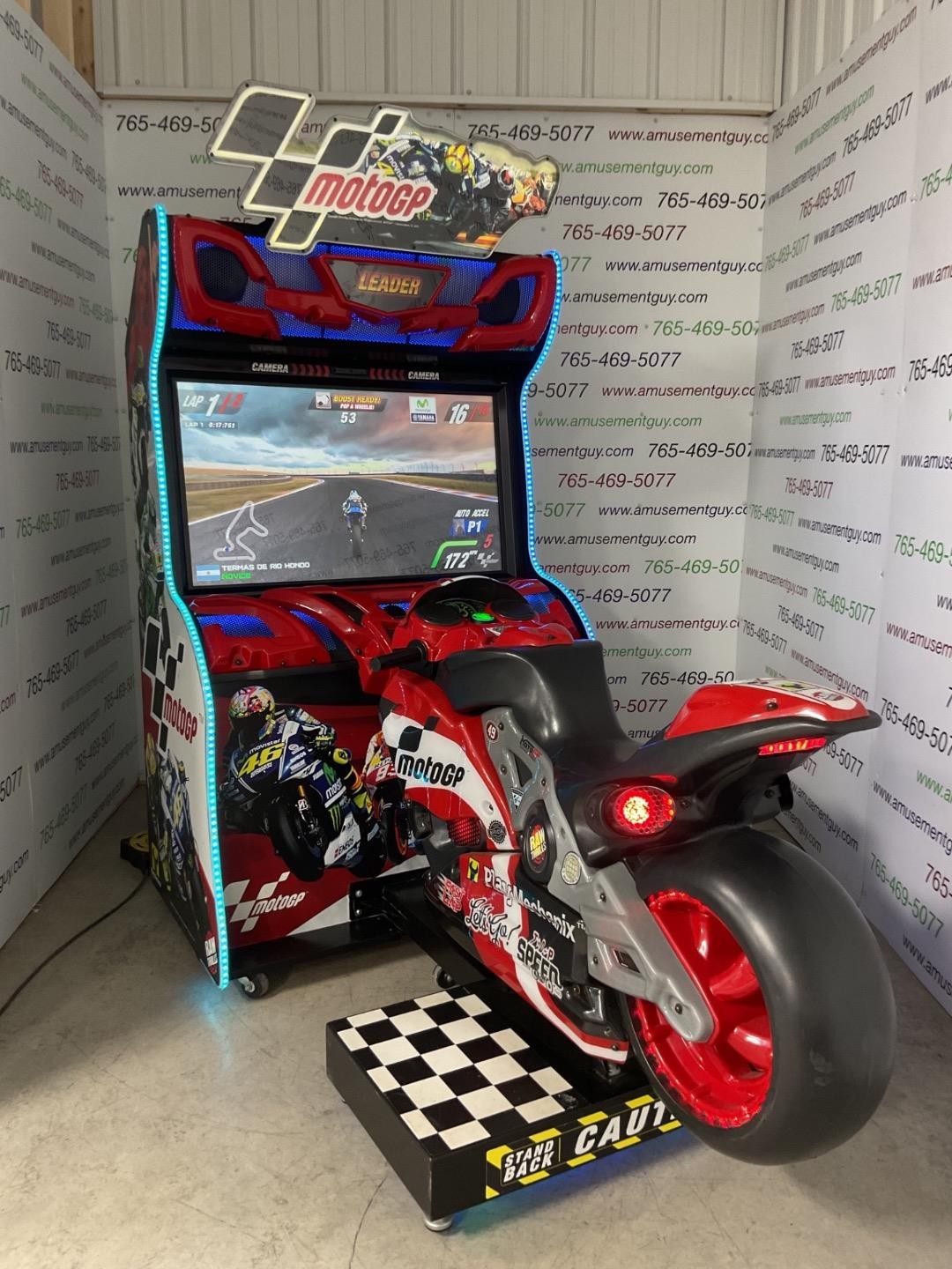 Moto GP by Raw Thrills COIN-OP Sit-Down Driving Arcade Video Game